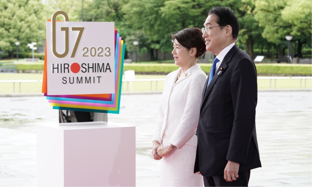 岸田総理大臣夫妻がG7首脳をお出迎え